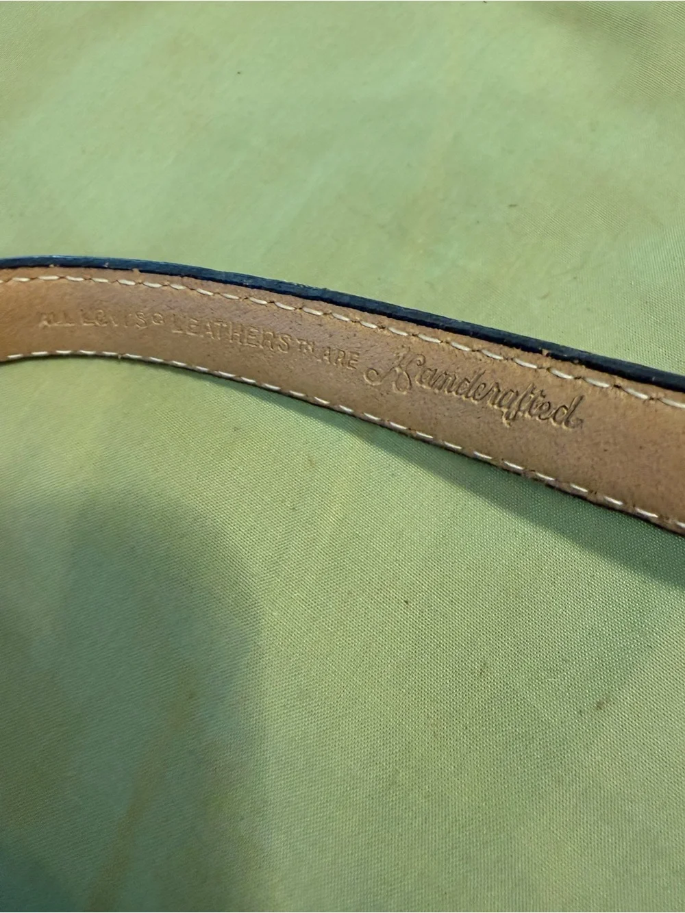Levi’s country western casual leather belt set of 2 brown & blue gray